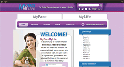 Desktop Screenshot of myfacemylife.com